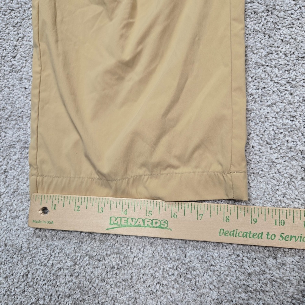 LL Bean Cresta Hiking Pant Men Large 33x27 Convertible Zip Off Cargo beige khaki - Picture 7 of 10